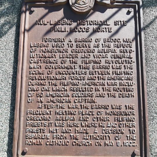 Kul-labeng Historical Site historical marker