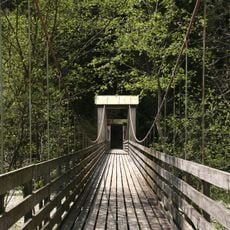 Hängebrücke in der Bozenau