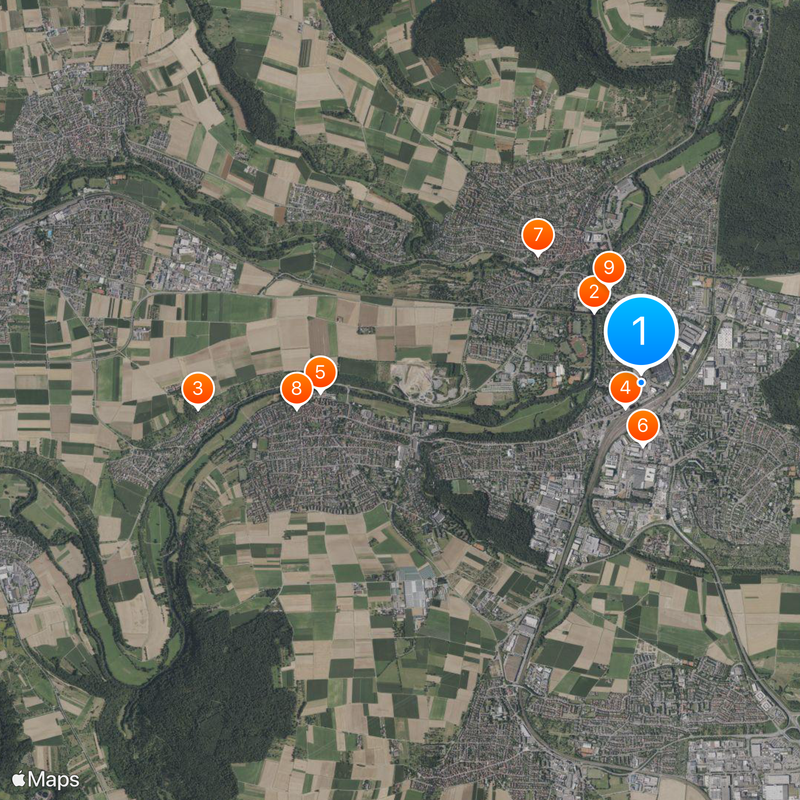 Bietigheim-Bissingen Mapa