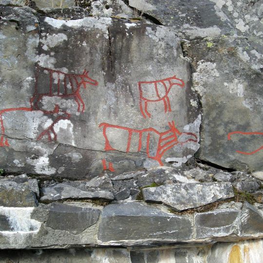 Rock carvings at Drotten