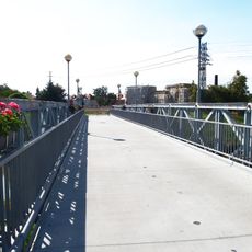 Footbridge over the Baťa Canal in Staré Město