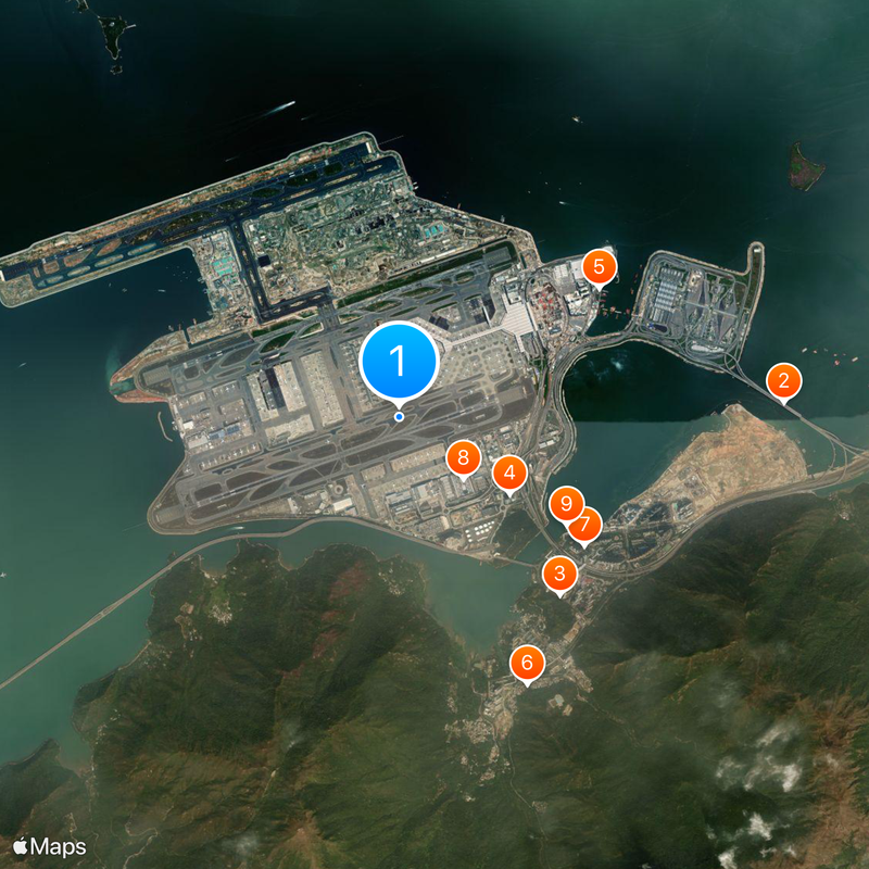 Chek Lap Kok Map