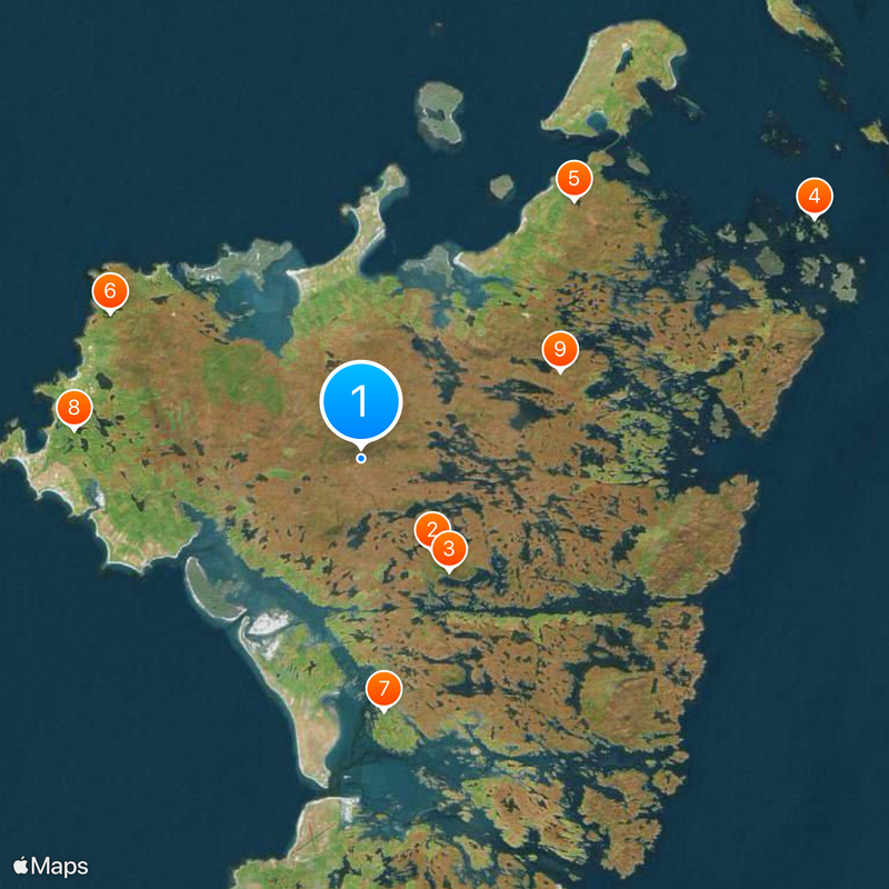North Uist Map