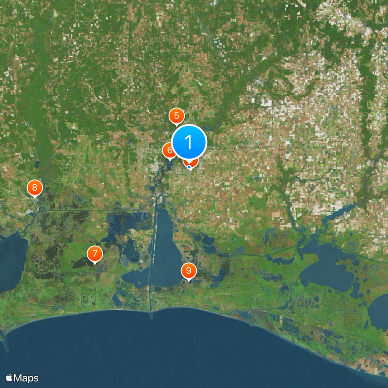 McNeese State University Map