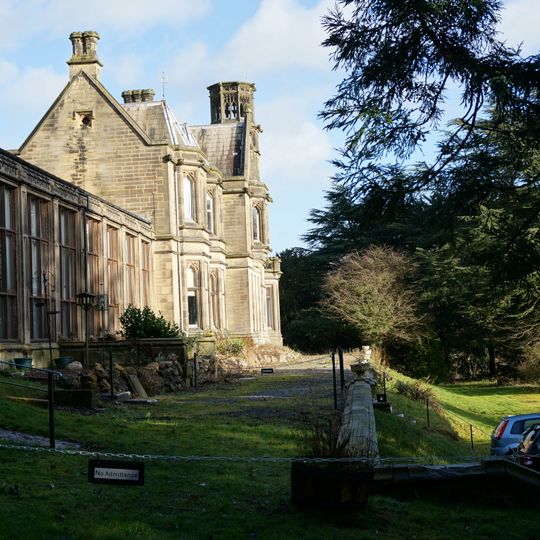 Terrace, retaining walls, steps and gates to south and east of Burton Closes