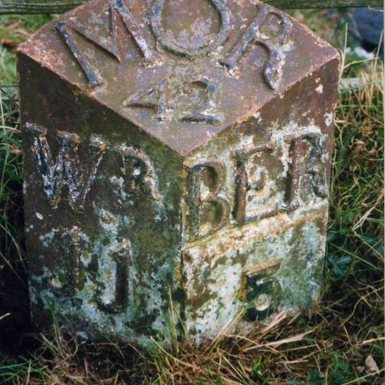 Milepost In Ancroft Village