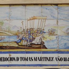 Ceramic panel of the Miracle dels Peixets