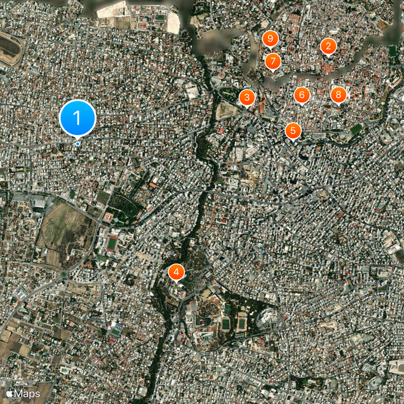 Church of Cyprus Map