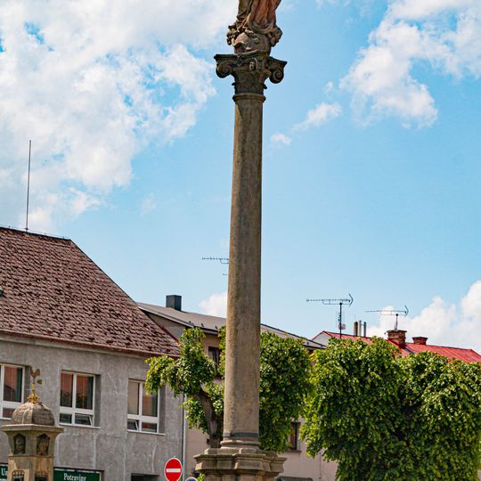 Maria column in Miletín