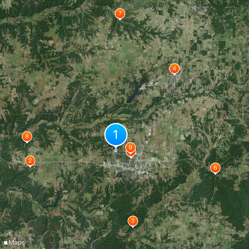 John Brown University Map
