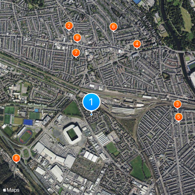 Ninian Park Map
