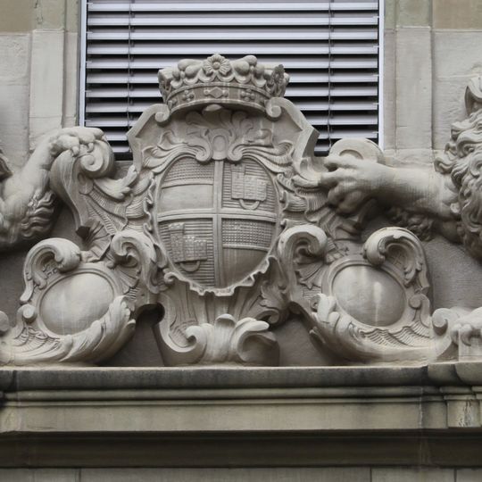 Relief of Coat of arm of the Canton of Fribourg