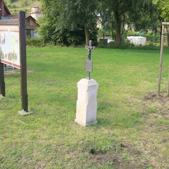 Pomník padlému ve válce 1866 v ulici K Bukovině v Klášteru Hradiště nad Jizerou