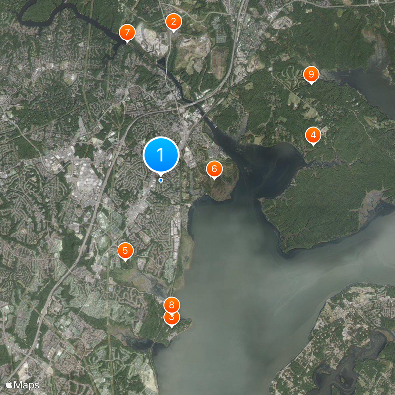 Woodbridge Map