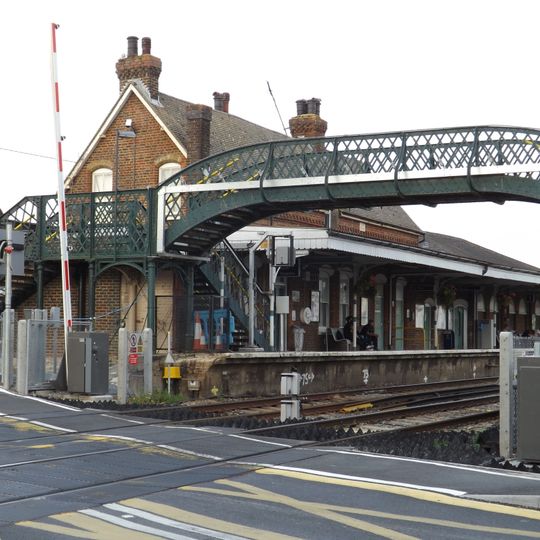 Footbridge At Billingshurst Railway Station