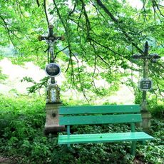 Dva kříže na rozcestí k Stupskému rybníku východně od Třeboně