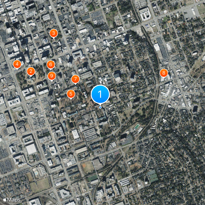 University of South Carolina Map