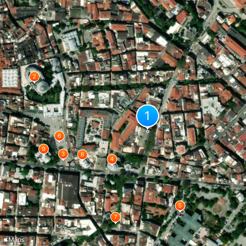 Cağaloğlu Anatolian High School Map