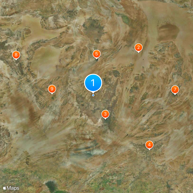 Franja de Aouzou Mapa