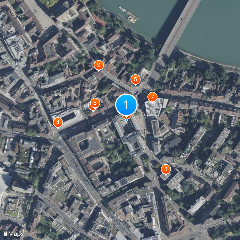 Kunstmuseum Basel Mappa