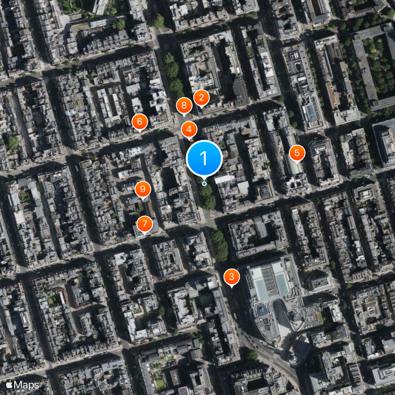 Portland Place Map