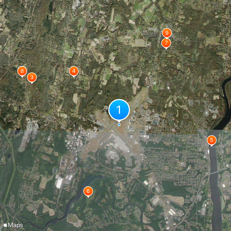Bradley International Airport Map
