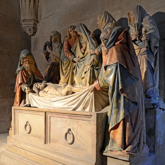 Burial of Jesus of the Saint Lazarus chapel in Semur-en-Auxois
