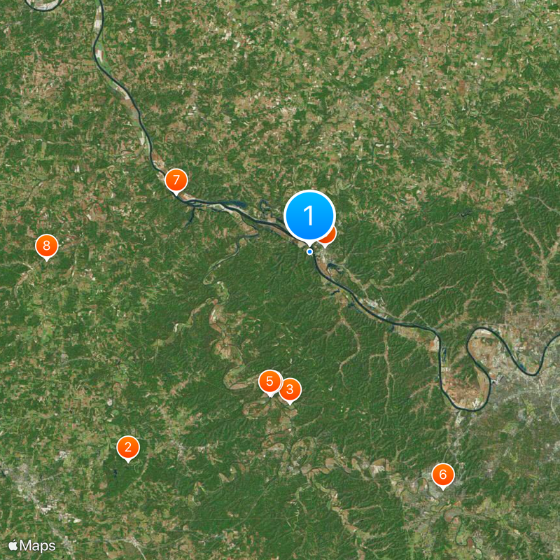 Cheatham County Karte