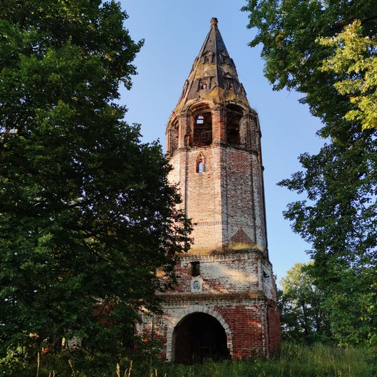 Bell tower of Epiphany church, Yuryevskoe