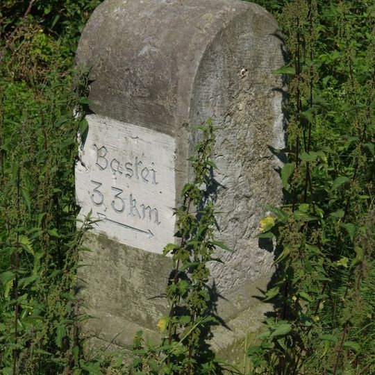 Royal Saxon milestone Hohnstein Basteistraße