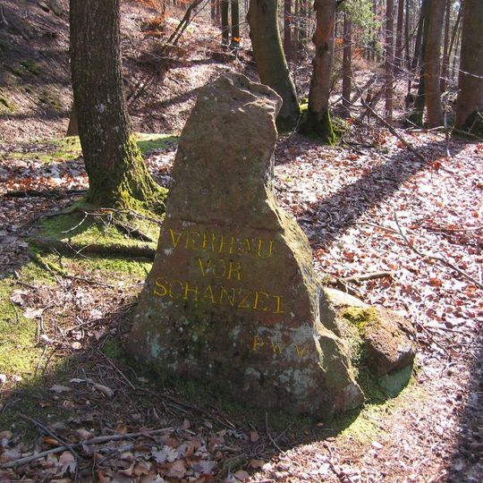 Ritterstein 66 "Verhau vor Schanze I"