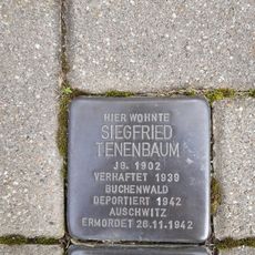 Stolperstein en memoria de Siegfried Tenenbaum