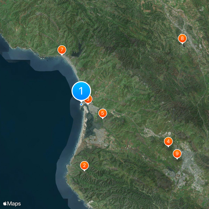 Morro Rock Mapa