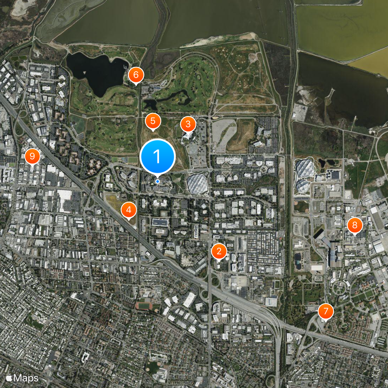 Googleplex Map
