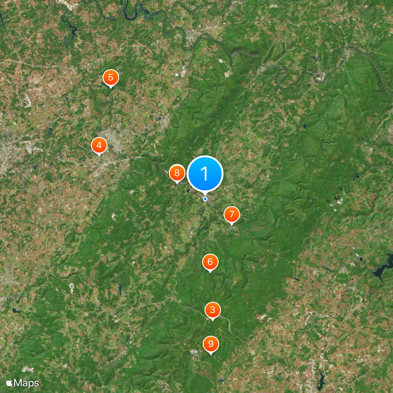 Laurel Highlands Map