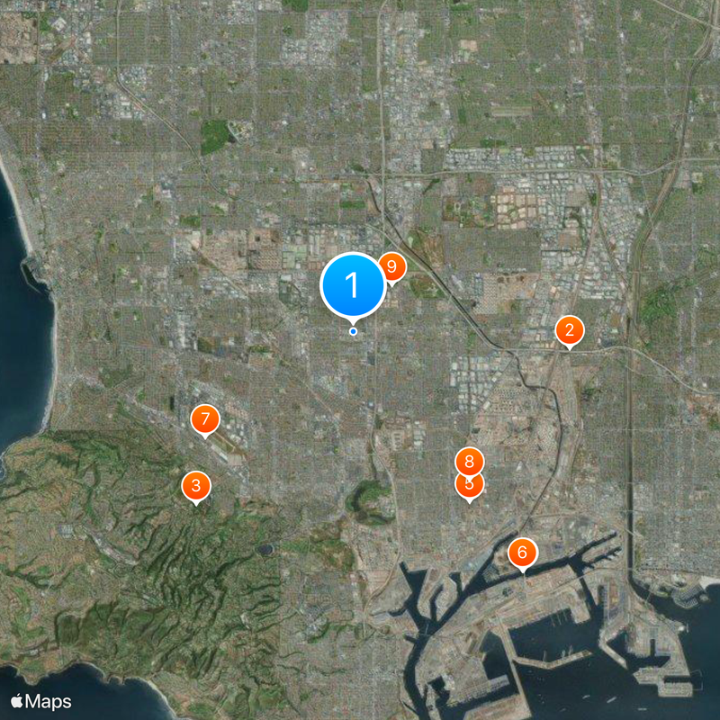 Harbor–UCLA Medical Center Map