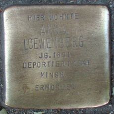 Stolperstein dedicated to Anna Loewenberg