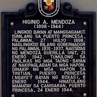 Higinio A. Mendoza historical marker