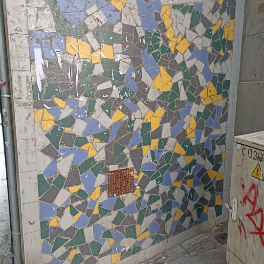 Baldosa, obra de arte