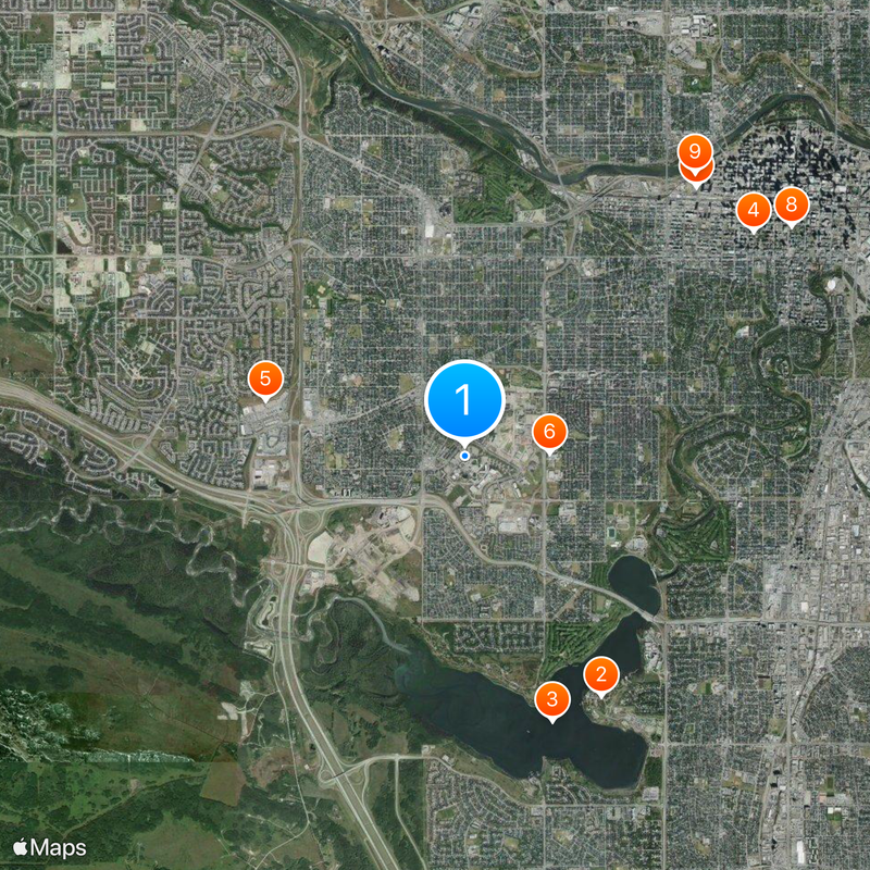 Mount Royal University Map