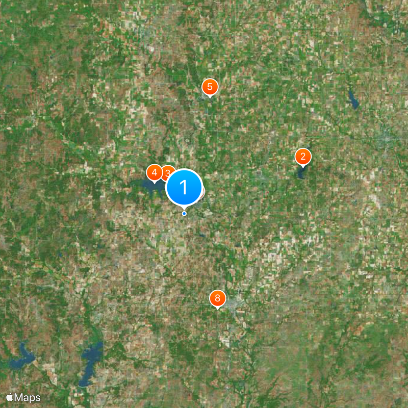 Comté de Montgomery Carte