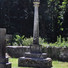 Nicholl-Carne Memorial Cross in Churchyard of Church of St Donat