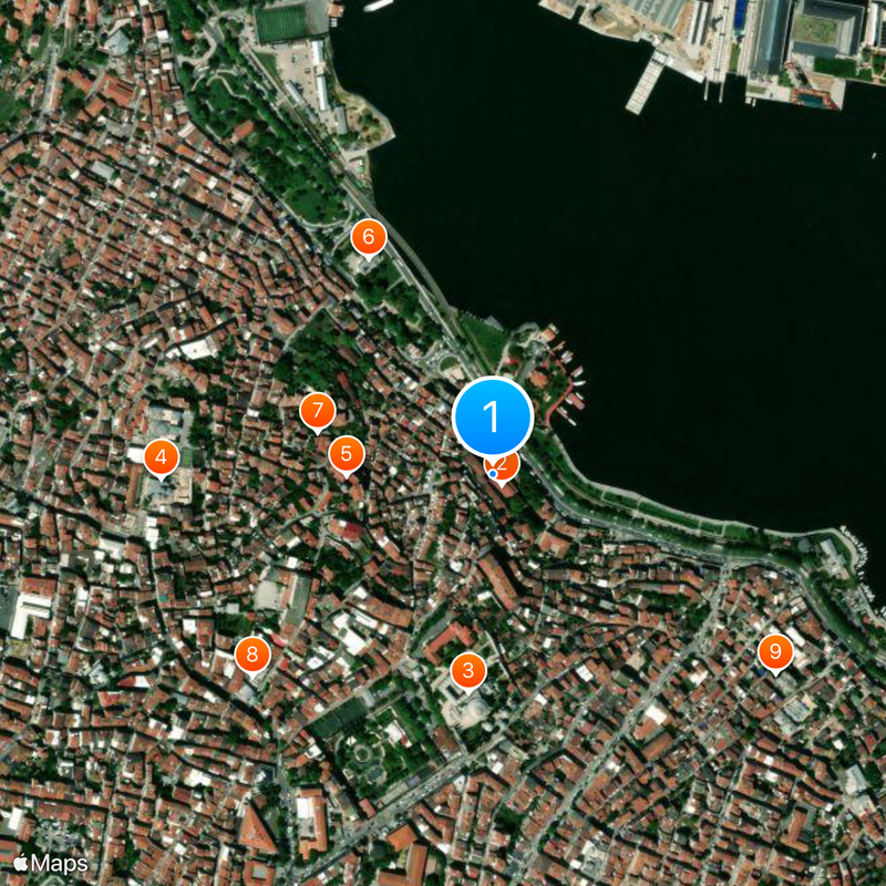 Patriarcat œcuménique de Constantinople Carte