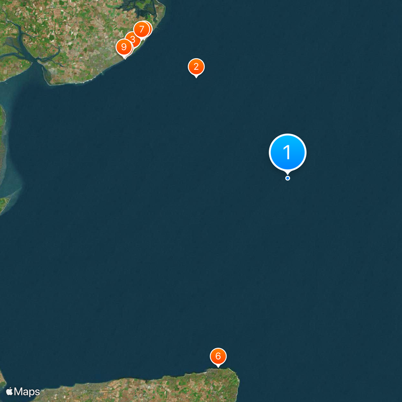 London Array Map