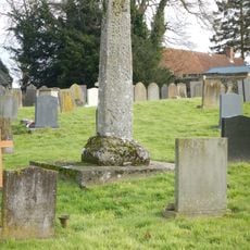 Saxon cross in churchyard of parish church, South Stoke