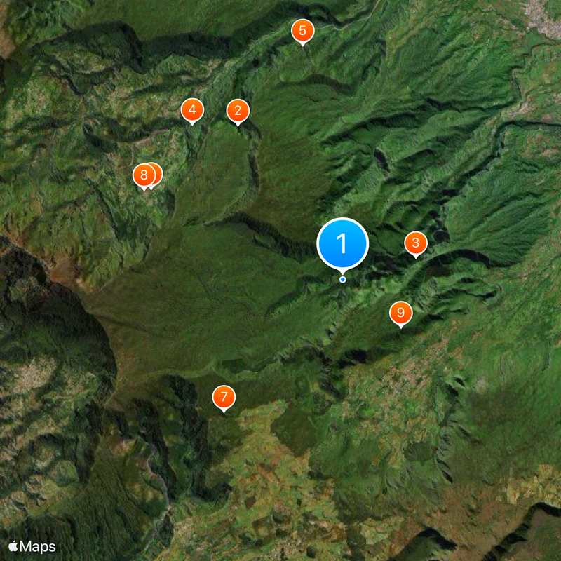 Geography of Réunion Map
