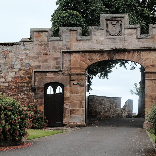 Crail, Castle Wall With Stabling And Coachhouses