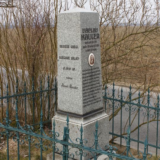 Pomník Václava Kaulera u Březovic
