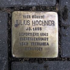 Stolperstein en memoria de Julius Hochner