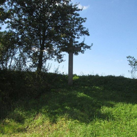 Kříž na křížové cestě u Jistebnice - 8. zastavení